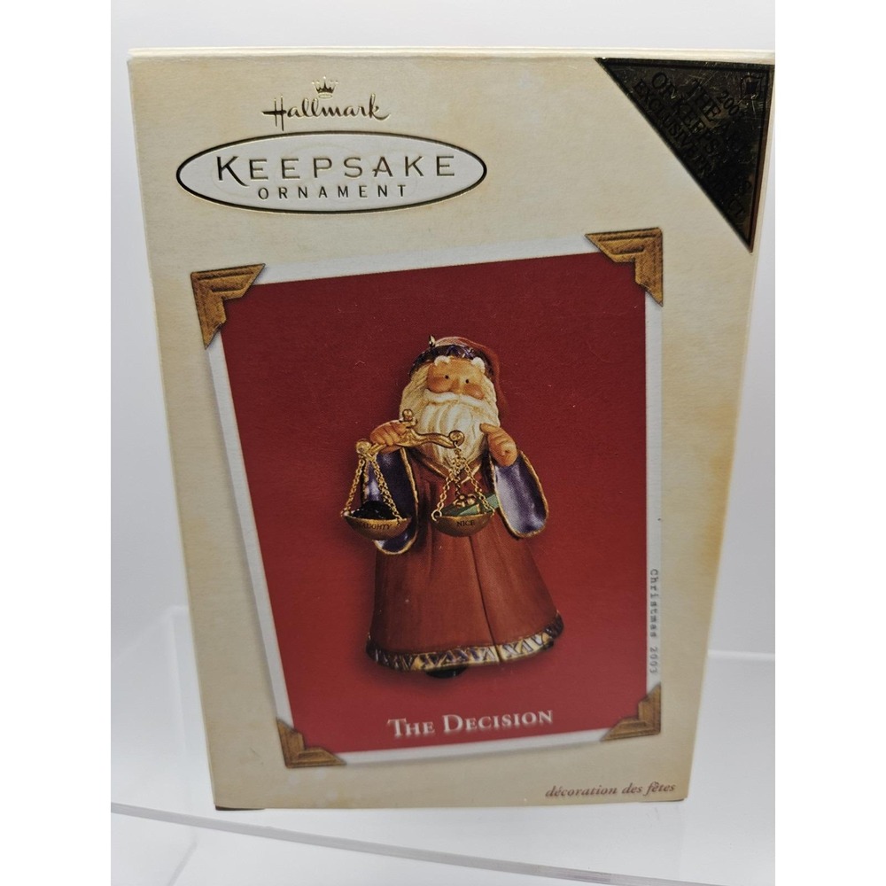 Hallmark "The Decision" Ornament 2003‎